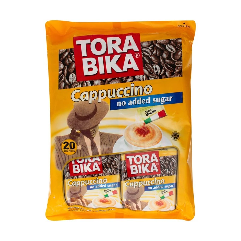 کاپوچینو تورابیکا بدون شکر 20 عددی(TORABIKA Cappuccino no added suger)